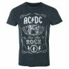 Men's T-shirt AC/DC - Cannon Swig BL Dip-Dye - ROCK OFF -Cheap Gothic & Punk Shop 0 126302 aaw021