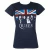 Women's Shirt Queen - Vintage Union Jack - ROCK OFF -Cheap Gothic & Punk Shop 110655 014