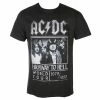 T-shirt Metal Men's AC-DC - HIGHWAY TO HELL POSTER - AMPLIFIED