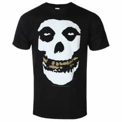T-shirt Metal Men's Misfits - GOLD FOIL - PLASTIC HEAD