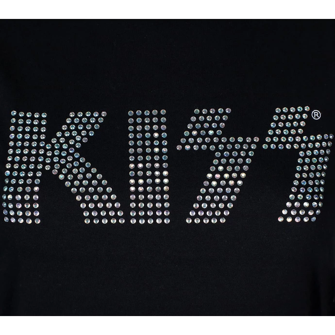 T-shirt Metal Women's Kiss - Logo Diamante - ROCK OFF 6 T-shirt Metal Women's Kiss - Logo Diamante - ROCK OFF - Image 4