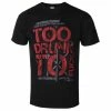 T-shirt Metal Men's Dead Kennedys - Too Drunk - ROCK OFF
