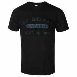 T-shirt Metal Men's Def Leppard - Collegiate Logo - ROCK OFF