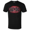 T-shirt Metal Men's AC-DC - Oval Logo Vintage - ROCK OFF -Cheap Gothic & Punk Shop 114152 sa012