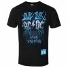 T-shirt Metal Men's AC-DC - LIVE WIRE - LIQUID BLUE -Cheap Gothic & Punk Shop 116062 w012