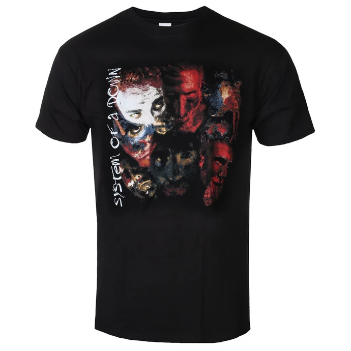 T-shirt Metal Men's System Of A Down - PAINTED FACES - PLASTIC HEAD 3 T-shirt Metal Men's System Of A Down - PAINTED FACES - PLASTIC HEAD