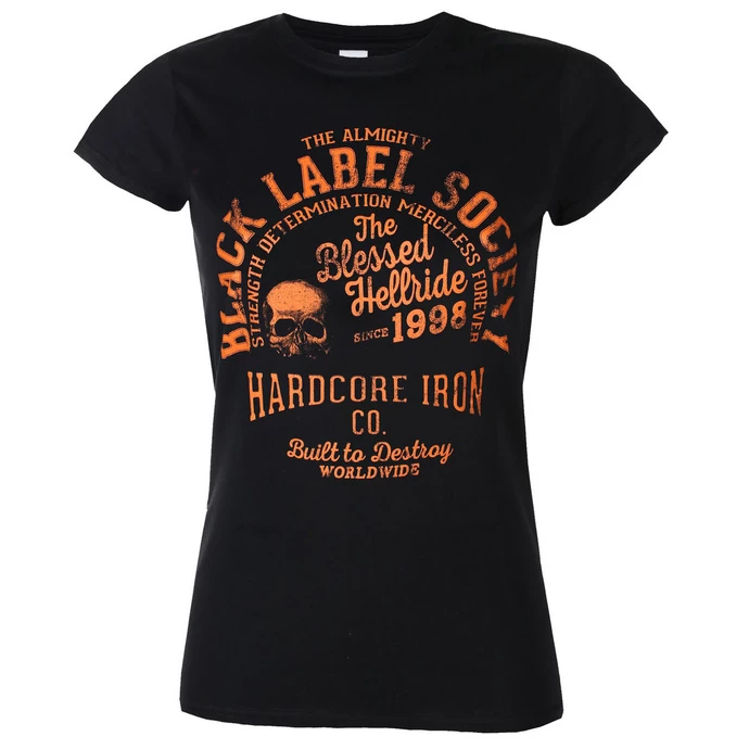 Women's T-shirt BLACK LABEL SOCIETY - HARDCORE HELLRIDE - PLASTC HEAD 3 Women's T-shirt BLACK LABEL SOCIETY - HARDCORE HELLRIDE - PLASTC HEAD