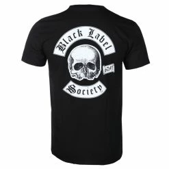 Men's T-shirt BLACK LABEL SOCIETY - SKULL LOGO POCKET - BLACK - PLASTIC HEAD -Cheap Gothic & Punk Shop 119113 a019