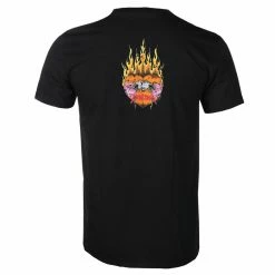 Men's T-shirt Metallica - Flower Skull - Red Logo - Black -Cheap Gothic & Punk Shop 119311 s035