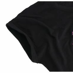 Women's T-shirt Metallica - Flower Skull - Pink Logo - Black -Cheap Gothic & Punk Shop 119312 s041