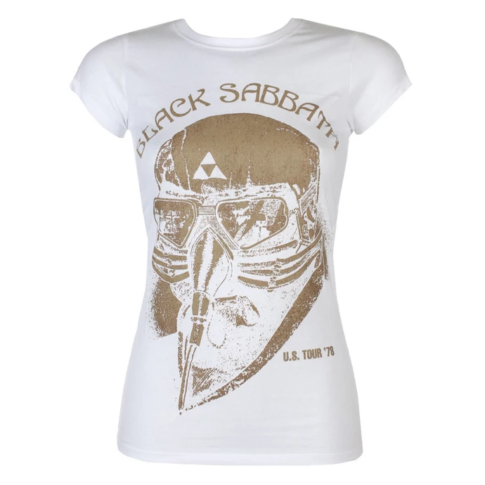 Women's T-shirt Black Sabbath - US Tour Avengers - WHT - ROCK OFF 3 Women's T-shirt Black Sabbath - US Tour Avengers - WHT - ROCK OFF