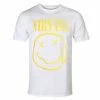 Men's T-shirt Nirvana - Yellow Smiley - ROCK OFF