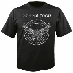 Men's T-shirt PRIMAL FEAR - Black & White Eagle - NUCLEAR BLAST
