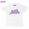 Children's T-shirt Black Sabbath - Wavy Logo - ROCK OFF -Cheap Gothic & Punk Shop 120537 f002