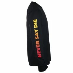 Men's T-shirt With Long Sleeve Lakai X BLack Sabbath - Never Say Die - Black -Cheap Gothic & Punk Shop 121751 004