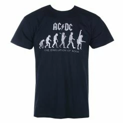 Men's T-shirt AC/DC - Evolution Of Rock - NAVY - ROCK OFF