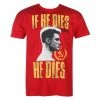 Men's T-shirt Rocky - If He Dies, He Dies - Tango-Red - HYBRIS