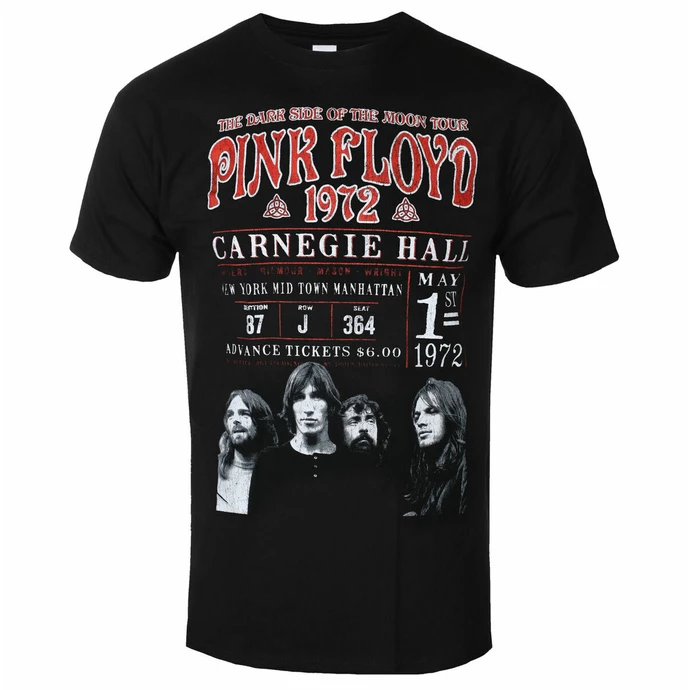 Men's T-shirt Pink Floyd - Carnegie '72 - ROCK OFF 3 Men's T-shirt Pink Floyd - Carnegie '72 - ROCK OFF