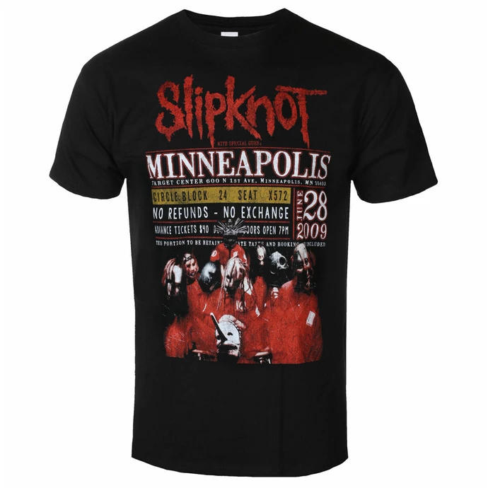 Men's T-shirt Slipknot - Minneapolis '09 - ROCK OFF 3 Men's T-shirt Slipknot - Minneapolis '09 - ROCK OFF