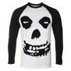 Men's Long Sleeve T-shirt MISFITS - ALL OVER SKULL - PLASTIC HEAD -Cheap Gothic & Punk Shop 123420 sdw028