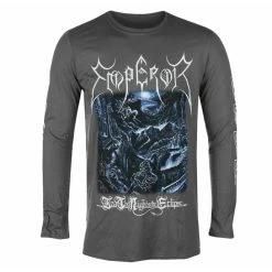 Men's T-shirt Long Sleeve EMPEROR - IN THE NIGHTSIDE ECLIPSE - CHARCOAL - PLASTIC HEAD