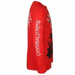 Men's Long Sleeve T-shirt CANNIBAL CORPSE - PILE OF SKULLS - RED - PLASTIC HEAD 8 Men's Long Sleeve T-shirt CANNIBAL CORPSE - PILE OF SKULLS - RED - PLASTIC HEAD -Cheap Gothic & Punk Shop 123597 w016