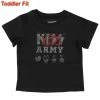 Children's T-shirt Kiss - Kids Army - ROCK OFF -Cheap Gothic & Punk Shop 124342 005