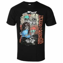 Men's T-shirt Guns N' Roses - Stacked Skulls - Black - ROCK OFF