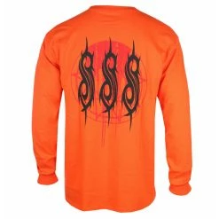 Men's T-shirt Long Sleeve Slipknot - Winged Devil - ORANGE - ROCK OFF -Cheap Gothic & Punk Shop 125416 ew024