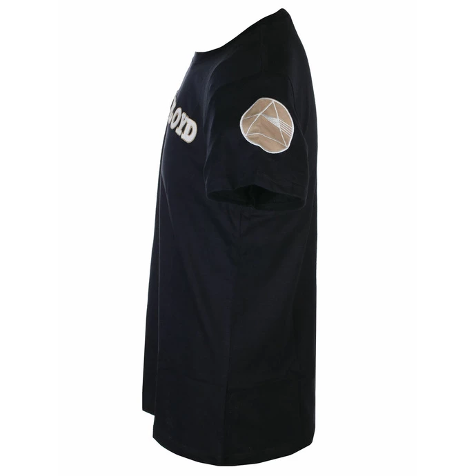 Men's T-shirt Pink Floyd - Logo & Prism App Slub - NAVY - ROCK OFF 4 Men's T-shirt Pink Floyd - Logo & Prism App Slub - NAVY - ROCK OFF - Image 2