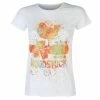 Women's T-shirt Woodstock Splatter - WHT - ROCK OFF -Cheap Gothic & Punk Shop 126213 damske 029