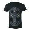 Men's T-shirt Guns N' Roses - Monochrome Cross - BL Dip-Dye - ROCK OFF