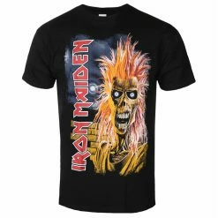 Men's T-shirt Iron Maiden - First Album Tracklist V3 BL - ROCK OFF