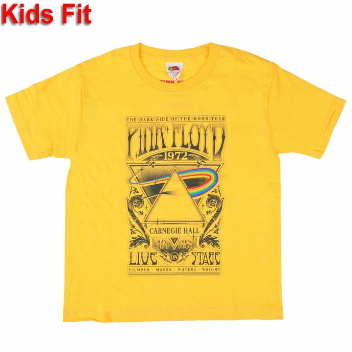 Children's T-shirt Pink Floyd - Carnegie Hall Poster YELL - ROCK OFF 3 Children's T-shirt Pink Floyd - Carnegie Hall Poster YELL - ROCK OFF