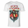 Men's T-shirt Alice Cooper - Snakeskin WHT - ROCK OFF -Cheap Gothic & Punk Shop 126303 aaw013