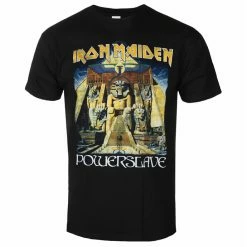 Men's T-shirt Iron Maiden - Powerslave World Slavery To Ur BL - ROCK OFF