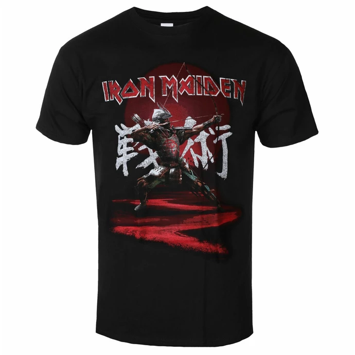 Men's T-shirt Iron Maiden - Eddie Archer Kanji BL - ROCK OFF 3 Men's T-shirt Iron Maiden - Eddie Archer Kanji BL - ROCK OFF