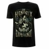 Men's T-shirt Jimi Hendrix - Art Nouveanu - Black -Cheap Gothic & Punk Shop 126447 f