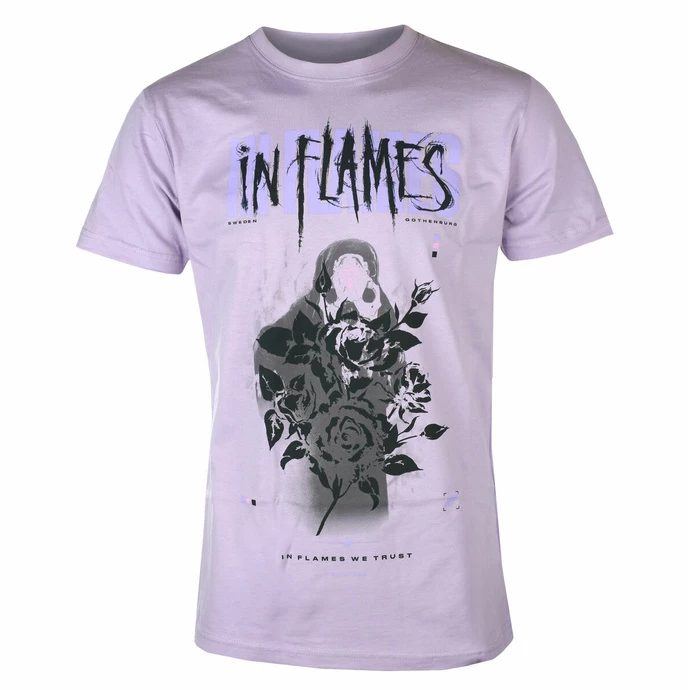Men's T-shirt In Flames - Rose Reaper - Lila 3 Men's T-shirt In Flames - Rose Reaper - Lila