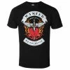 Men's T-shirt Bon Jovi - Wanted Flames - BLACK - ROCK OFF