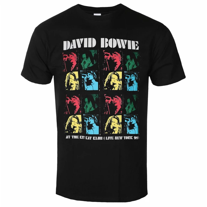 Men's T-shirt David Bowie - Kit Kat Klub - BLACK - ROCK OFF 3 Men's T-shirt David Bowie - Kit Kat Klub - BLACK - ROCK OFF