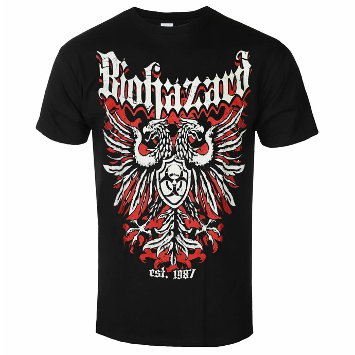 Men's T-shirt Biohazard - Crest - ROCK OFF 3 Men's T-shirt Biohazard - Crest - ROCK OFF
