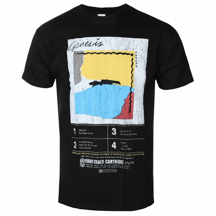 Men's T-shirt Genesis - ABACAB 8-Track - ROCK OFF 3 Men's T-shirt Genesis - ABACAB 8-Track - ROCK OFF