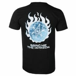 Men's T-shirt Bring Me The Horizon - Globe - BLACK - ROCK OFF -Cheap Gothic & Punk Shop 128464 a020