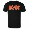 Men's T-shirt AC/DC - Packaged Logo - BLACK - ROCK OFF -Cheap Gothic & Punk Shop 128492 d007