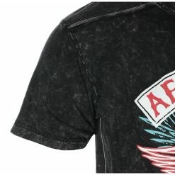 Men's T-shirt Aerosmith - Boston Pride - Snow Wash - ROCK OFF -Cheap Gothic & Punk Shop 128534 qw003