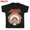 Children's T-shirt Anthrax - War Dance Boys - BLACK - ROCK OFF -Cheap Gothic & Punk Shop 128542 026