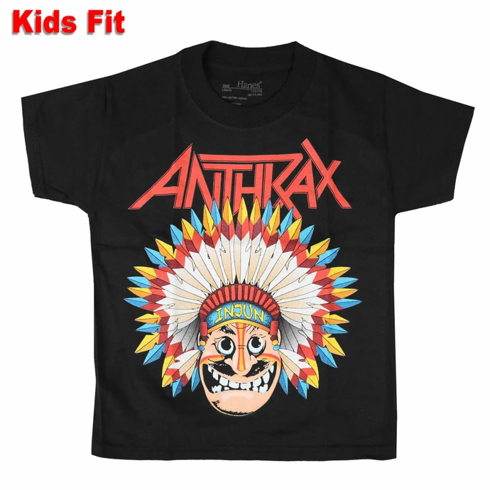 Children's T-shirt Anthrax - War Dance Boys - BLACK - ROCK OFF 3 Children's T-shirt Anthrax - War Dance Boys - BLACK - ROCK OFF