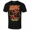 Men's T-shirt AC/DC - Back In Black Tour 1980 - BLACK - ROCK OFF -Cheap Gothic & Punk Shop 128555 qw008