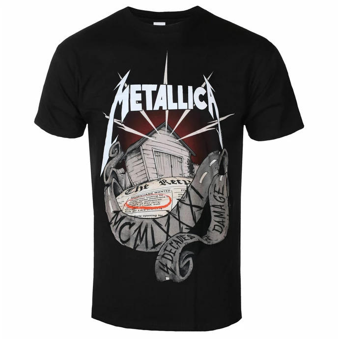 Men's T-shirt Metallica - 40th Anniversary Garage - BLACK 3 Men's T-shirt Metallica - 40th Anniversary Garage - BLACK